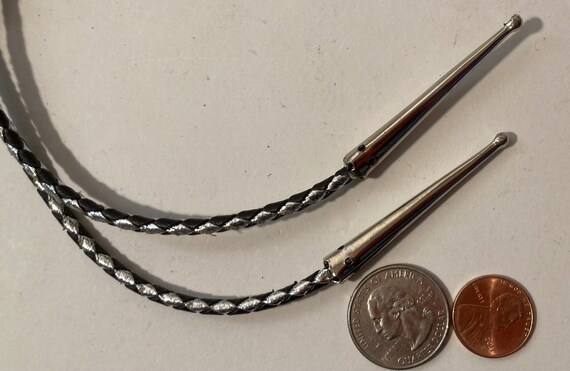 Vintage Metal Bolo Tie, Nice Native Design, Nice … - image 4