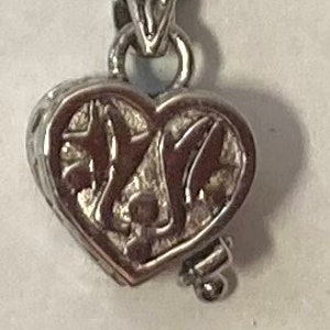 Vintage Sterling Silver Necklace, Pendant, Charm, Secret Compartment