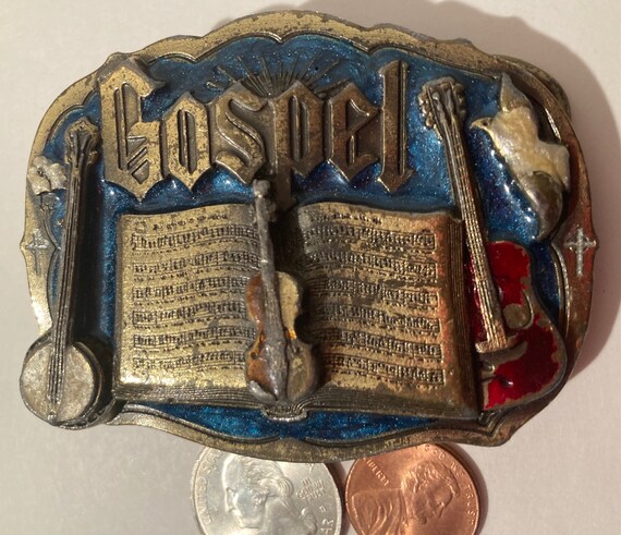 Vintage 1985 gospel belt - Gem