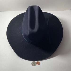 Vintage Cowboy Hat, Resistol, Made in Texas, Self Conforming, Size 6 5/8, Quality, Long Oval, Cowboy, Western Wear, Rancher, Sun Shade
