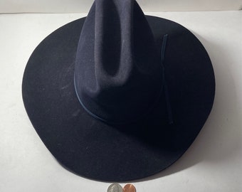 1970s Resistol Cattleman 5X Beaver Cowboy Hat - Size 7 Long Oval