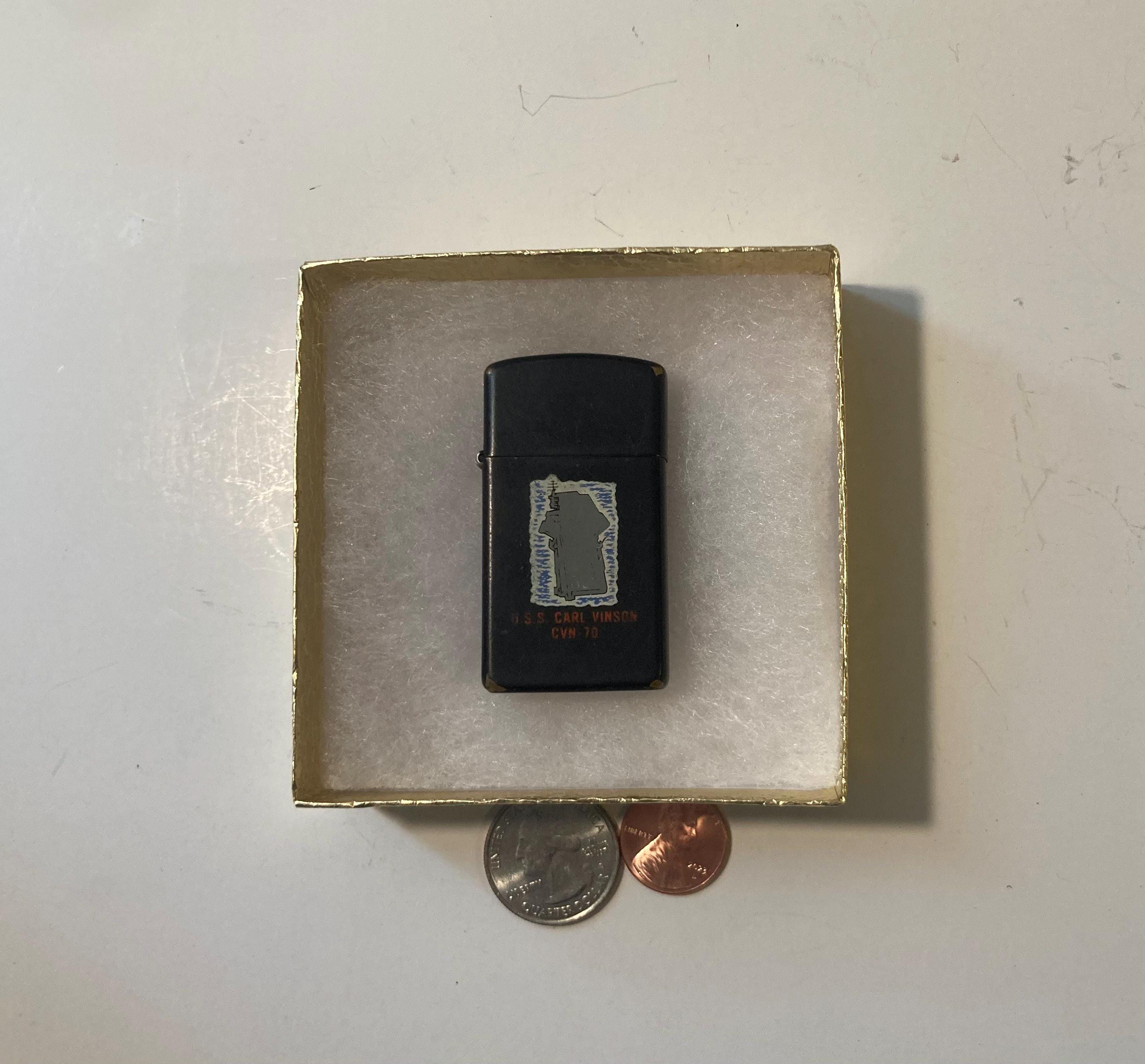Vintage Metal Zippo Ships Lighter, U.S.S. Carl Vinson CVN-70