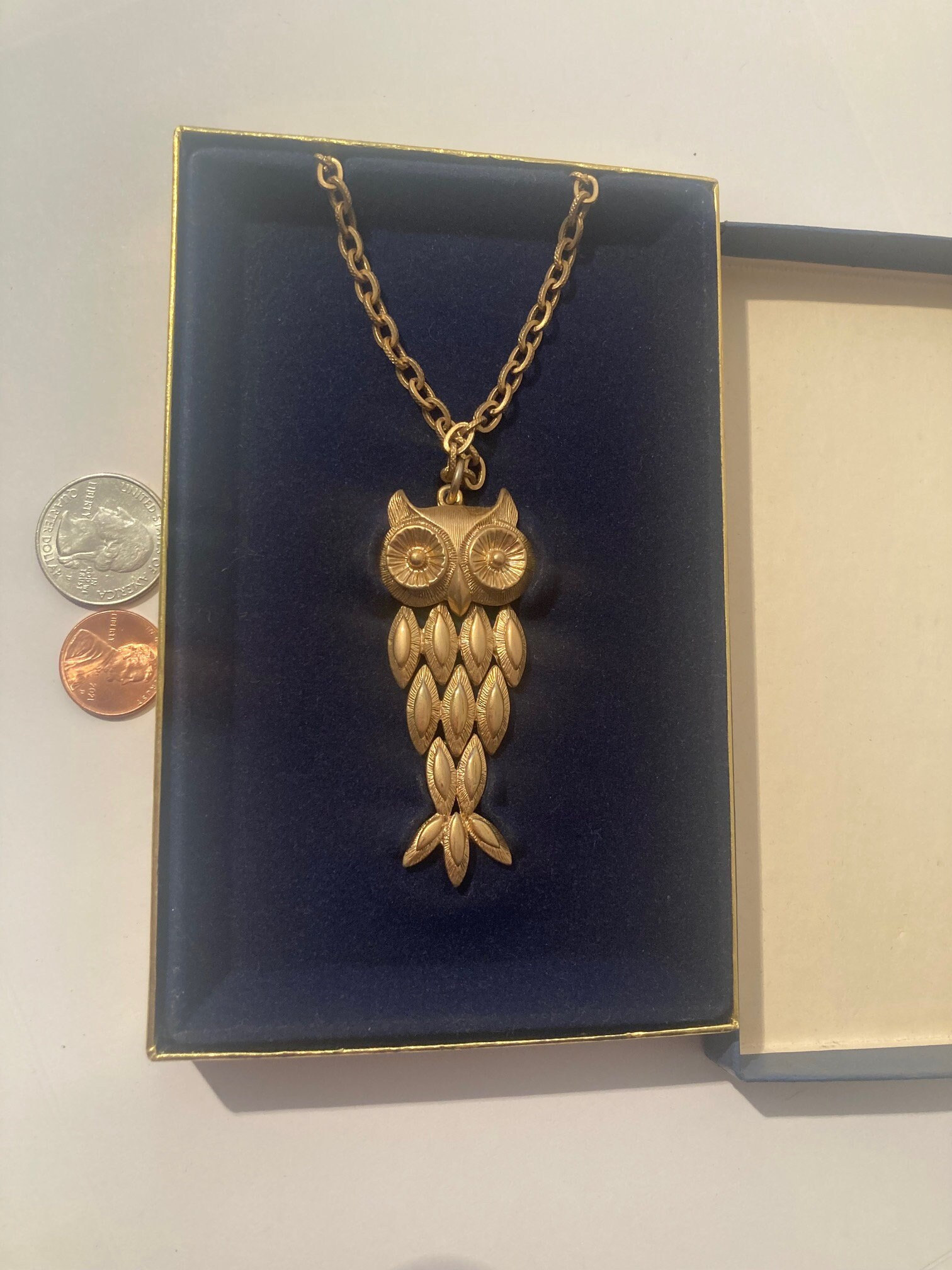 Avon owl best sale necklace