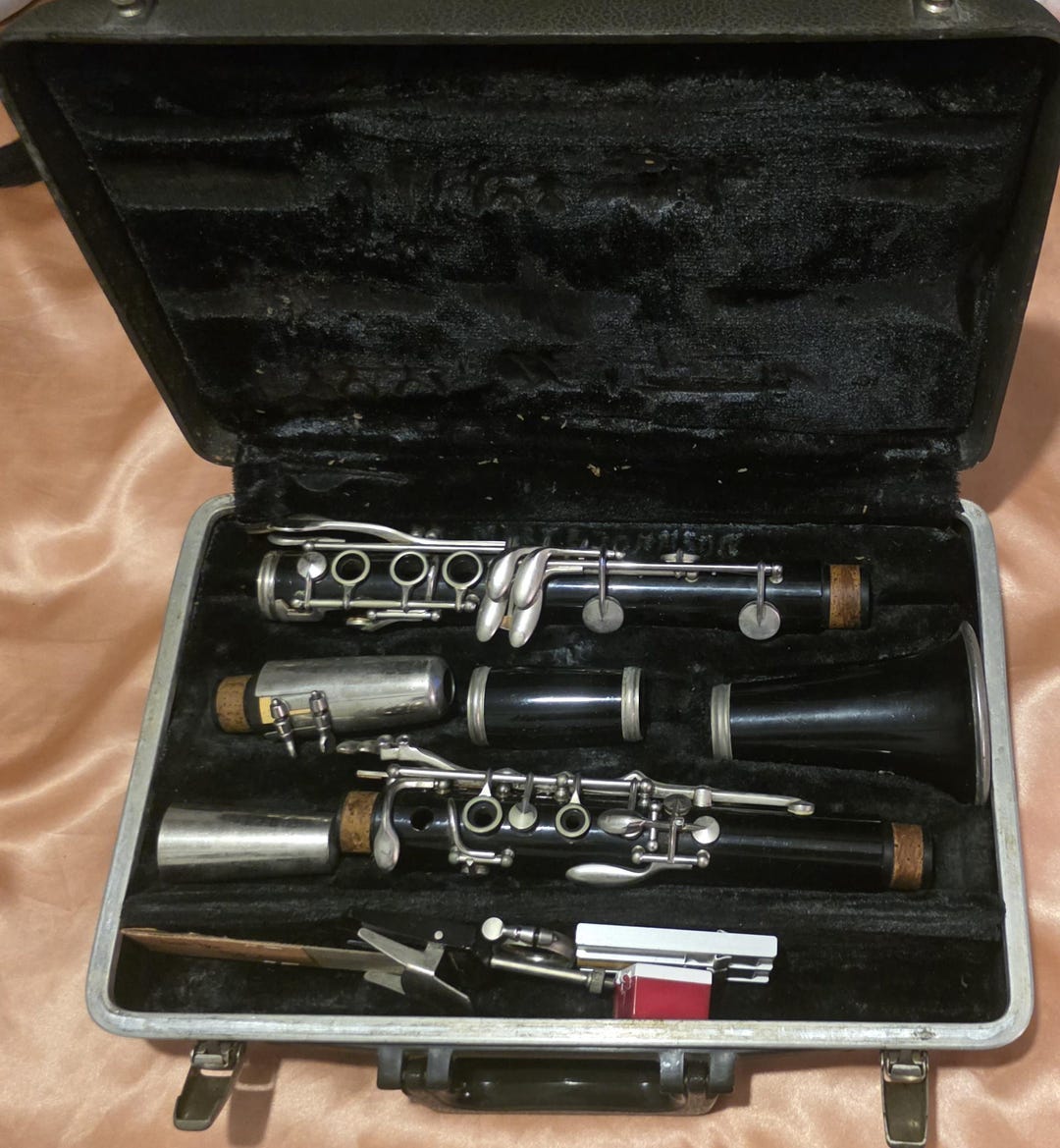 Vintage Musical Instrument, Clarinet, Bundy, in Hard Case, Music, Notes ...
