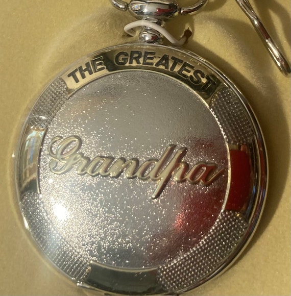 Vintage Metal Pocket Watch, Grandpa, Papi, Grand … - image 3