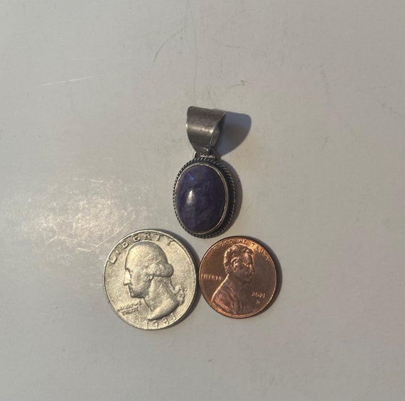 Vintage Sterling Silver 925 Metal Pendant, Charm,… - image 1