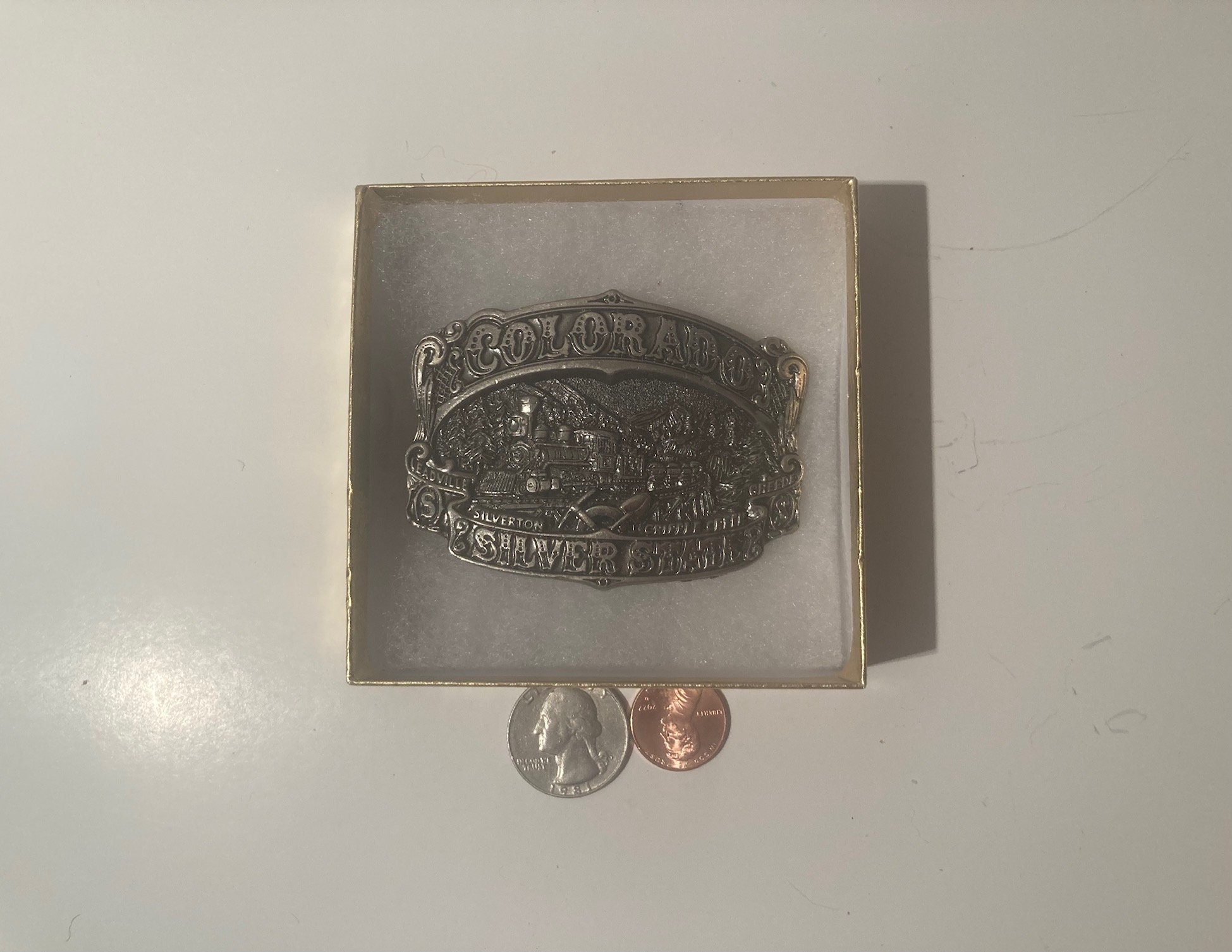 バックル アメリカ コロラド 月 鉄 ベルト 金具 荒野 騎士 道 光 90s