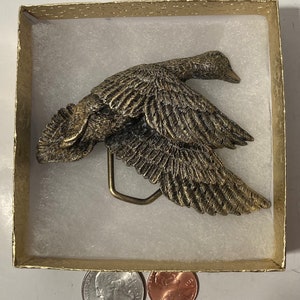 Boucle De Ceinture Collector Waterfowl U.S.A. – Canards Colverts, édition Limitée 1993-94