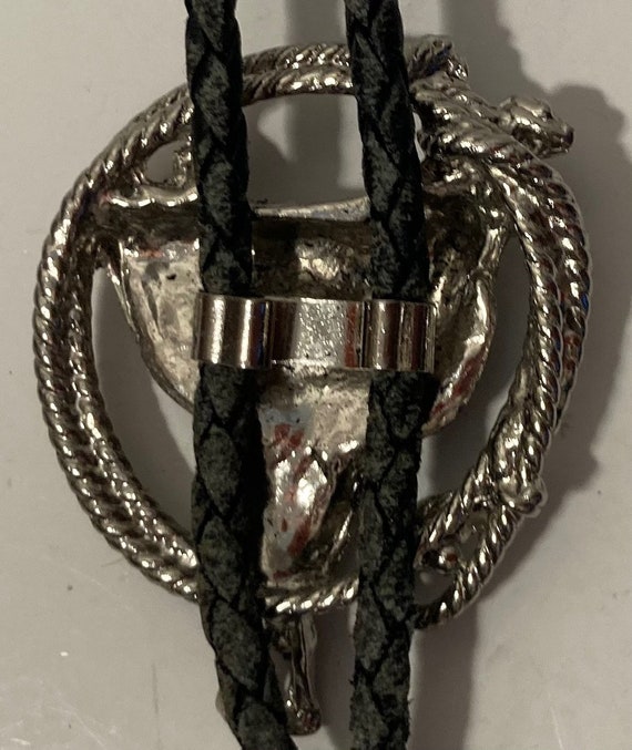 Bolo Tie Cravate Texas Cowboy USA Décor Fer À Cheval Étoile De Shérif