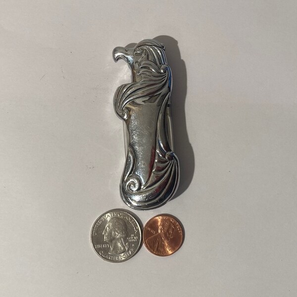 Vintage Metal Flip Lighter - Classic Men's Gift With Lifetime Warranty, Black Finish