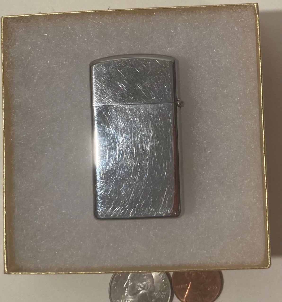 Vintage Metal Zippo, U.S.S. Kitty Hawk CV-63, Aircraft Vintage Metal Zippo, U.S.S. Kitty Hawk CV-63, Aircraft