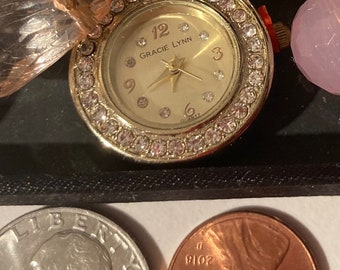 Vintage Metal Gracie Lynn Watch, Time Piece, Clock, Wrist  display picture 2