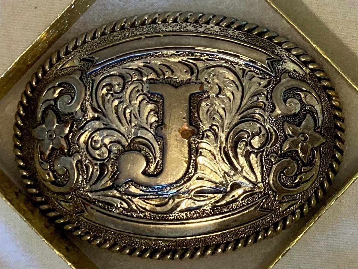 J Belt Buckle - Etsy
