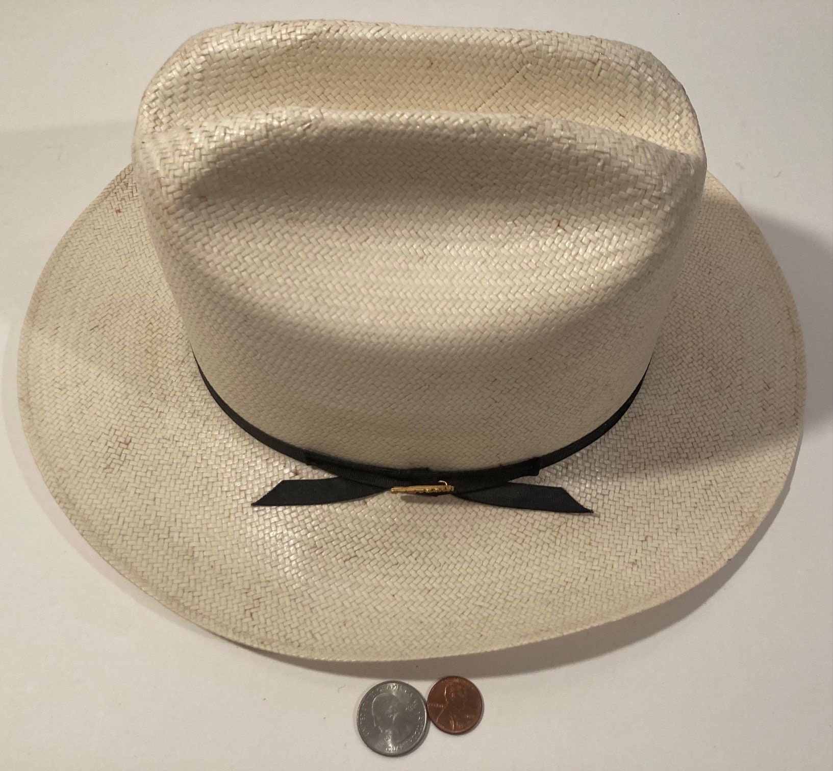 Vintage Cowboy Hat, Stetson, Size 6 7/8, Nice, Quality, Some Vintage Cowboy Hat, Stetson, Size 6 7/8, Nice, Quality, Some
