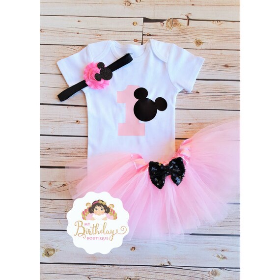 1st birthday girl outfit minnie mouse