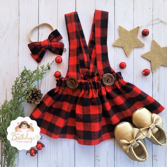 Christmas suspender skirt discount