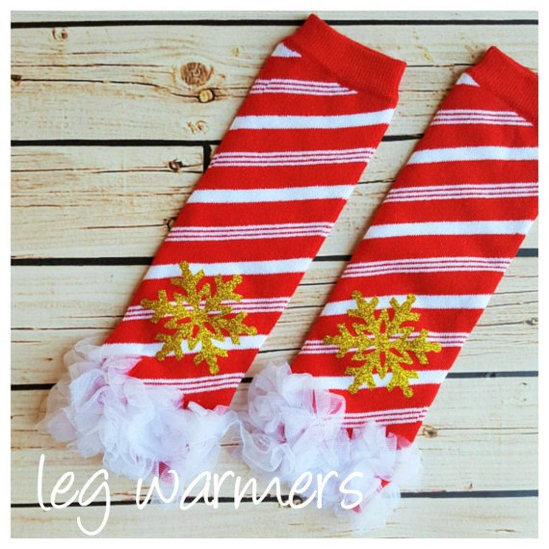 Red Christmas Leg Warmers,candy Cane Baby Leg Warmers,leg Warmers,baby