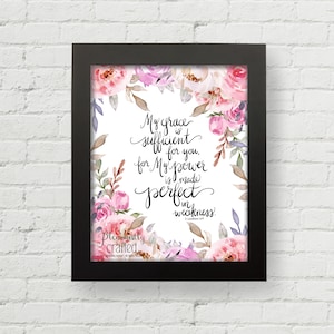 My Grace Is Sufficient For You 2 Corinthians 12:9 PRINT