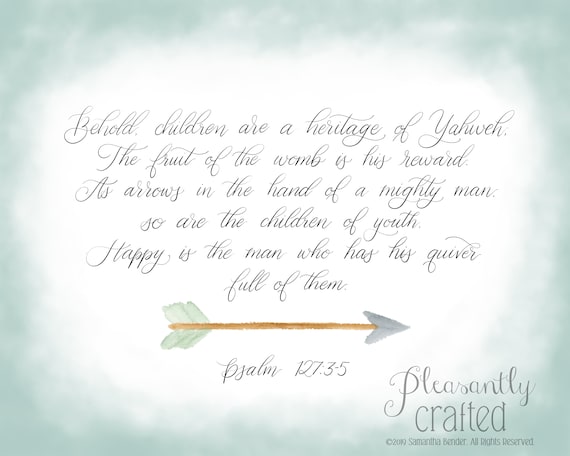Psalm 127 3 5 Children Are A Heritage INSTANT DOWNLOAD Etsy psalm-127-3-5-children-are-a-heritage-instant-download-etsy