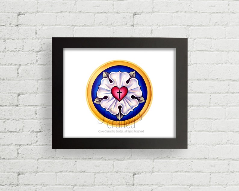 Luther's Seal White PRINT FREE SHIPPING image 2
