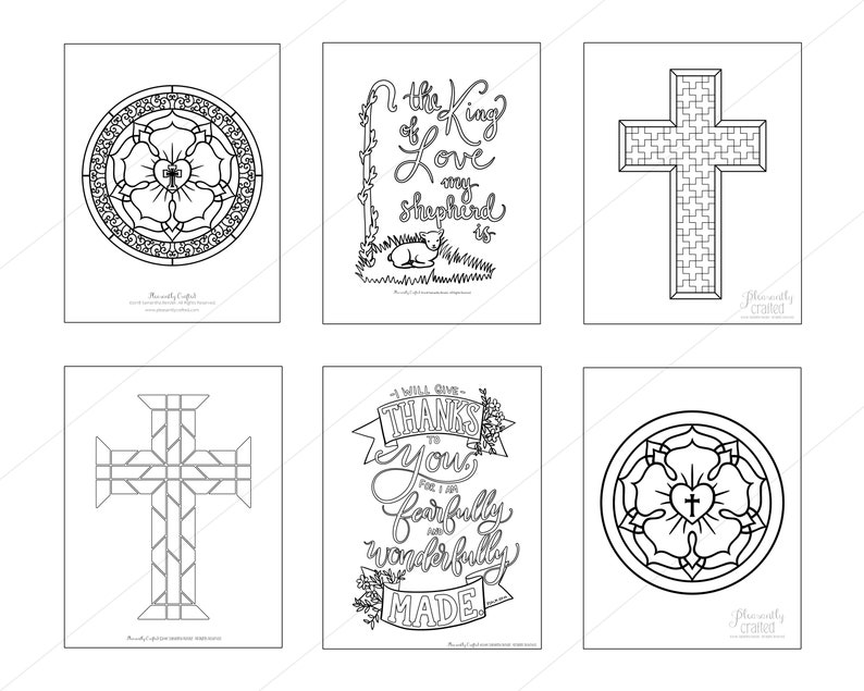 Lutheran Coloring Sheets | DIGITAL DOWNLOAD| Lutheran Gifts | Lutheran ...