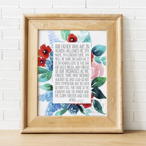 The Lord&#39;s Prayer | LCMS | Lord&#39;s Prayer PRINT | Lutheran Gift