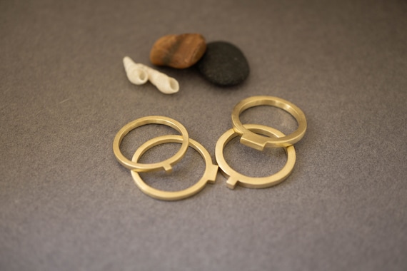 Contemporary Rings for Women Architectural Jewelry Statement Rings