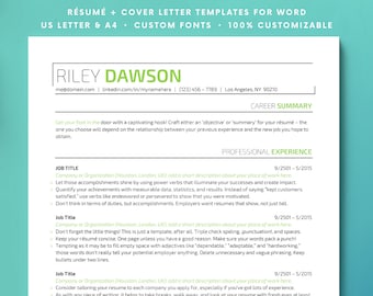 ats resume template resume template resume cv resume for etsy