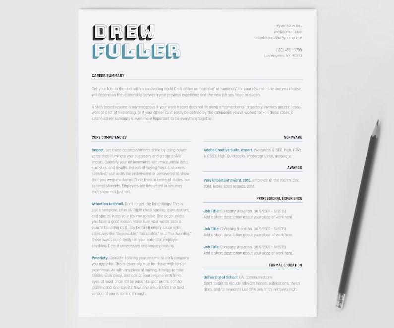 free resume download etsy free resume download etsy