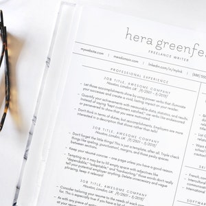 Resume Template, Resume, CV, Minimalist Resume, Resume Template Instant Download, Professional Designer CV, Modern Resume, Cover Letter CV