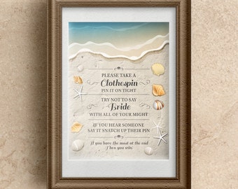 Clothespin Wedding Shower Game - Etsy