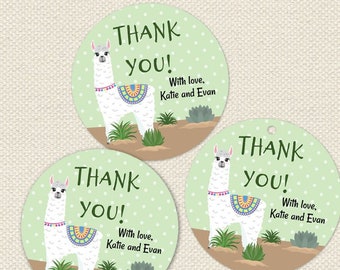 Llama Love Printable Cupcake Toppers for Llama Party by Itsy - Etsy