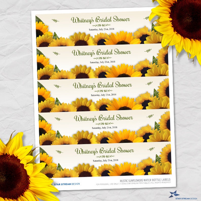 Free Printable Sunflower Labels All In One Photos Free Printable Sunflower Labels All In One Photos