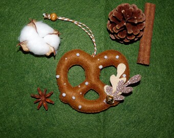 BRETZEL alsacien en feutrine