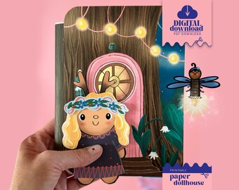 Printable Fairy Paper Doll House: Kids' Activity Book (PDF)
