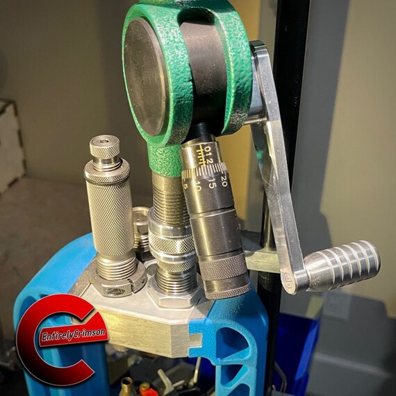 Lee Powder Thru Expanding Die Adapter For Powder Measures – Reloading Press Kit (USA Made)