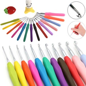 Crochet Needle Hooks Set Ergonomicknitting Hook Lighted Hooks Hook  CrochetingNeedlesHandle Complete