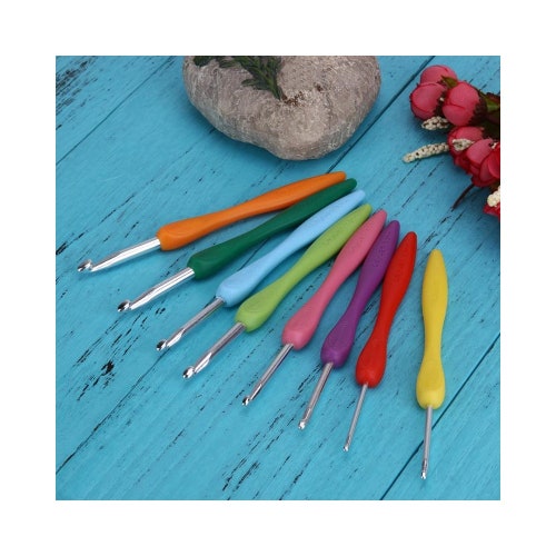 Crochet Hook Easy Grip Soft Handle 2.5mm to 6mm Sizes Etsy UK