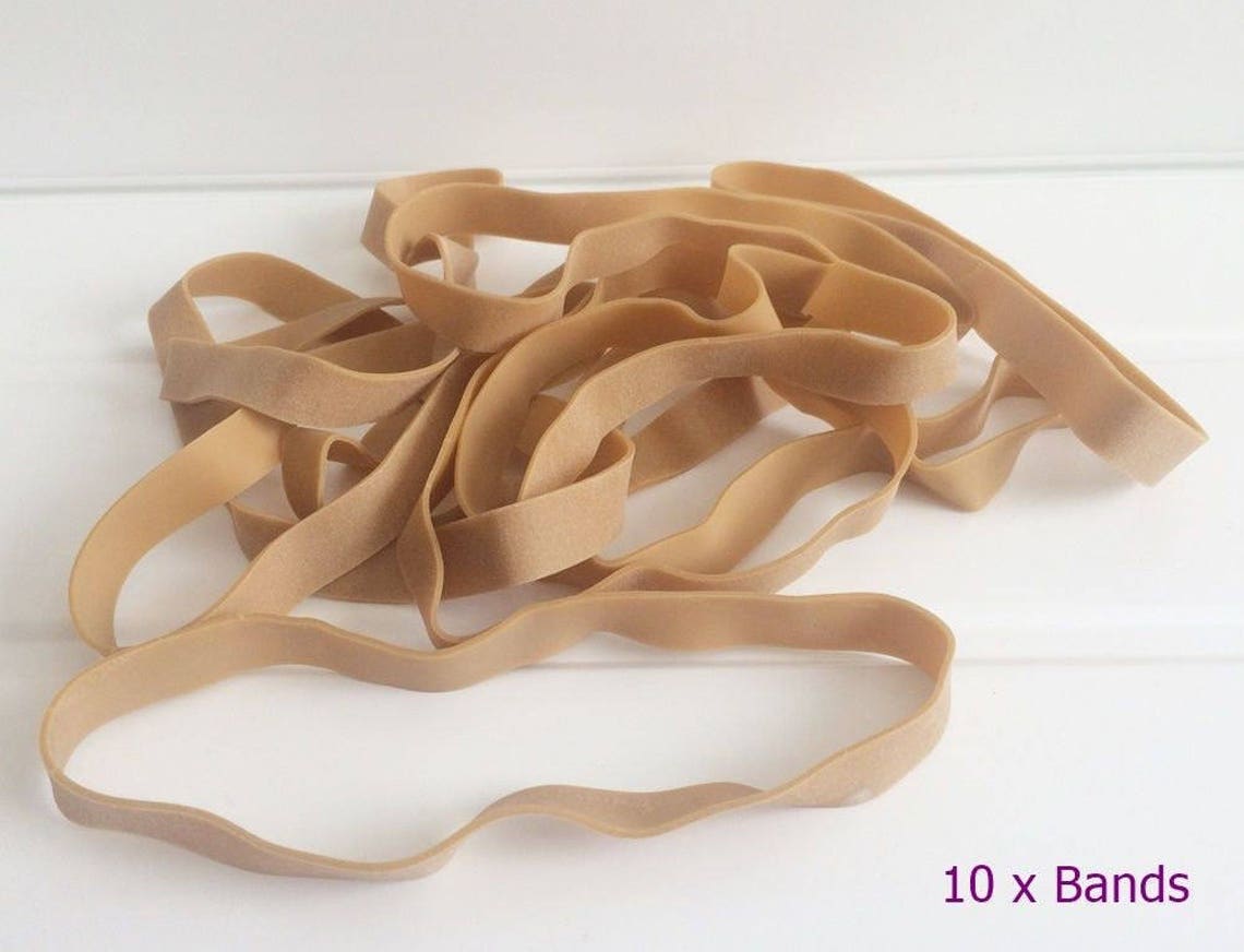 Extra Long & Wide 8 Rubber Elastic Bands Heavy Duty Etsy UK