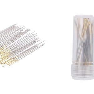 30 X Hand Sewing Needles ASSORTED SIZES Easy Thread Big Eye Set UK 