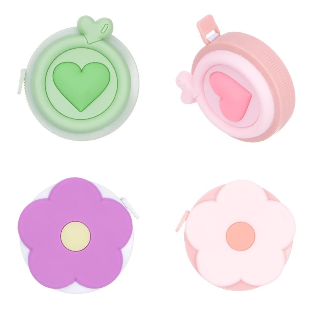 Pastel Soft Tape Measure Retractable 1.5m 5ft 60" Sewing Tailor  Measuring