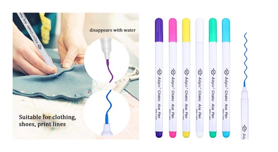 Adger Fabric Marker Marking Pen Water Washable Erasable Dressmakers Tailors  Pen 