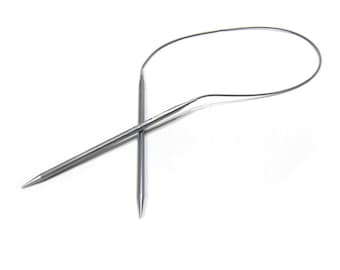 80cm Circular Knitting Needles Stainless Steel 1.25mm - 5mm