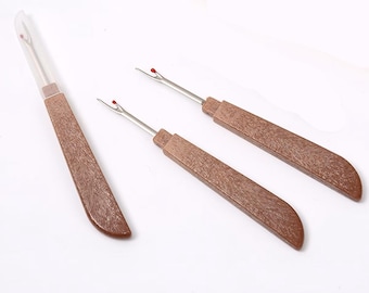 Set of 3 x Quality Seam Ripper Stitch un picker Button Hole thread Sewing Tool
