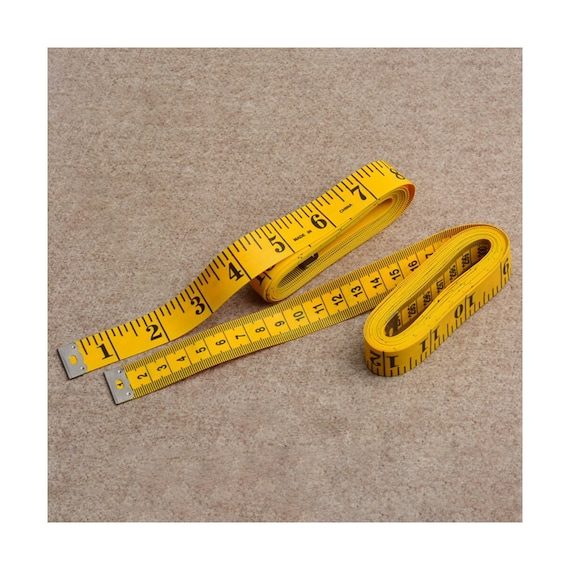 3m Heavy Duty Extra Long & Wide Soft Measuring Curtains Tape Measure 120  10ft Yellow Cm 