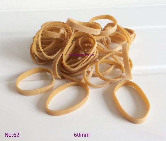 140 X Large Thick 4 Inch X 1/2 Inch Wide Rubber Elastic Bands No.85 100mm X  12.7mm 