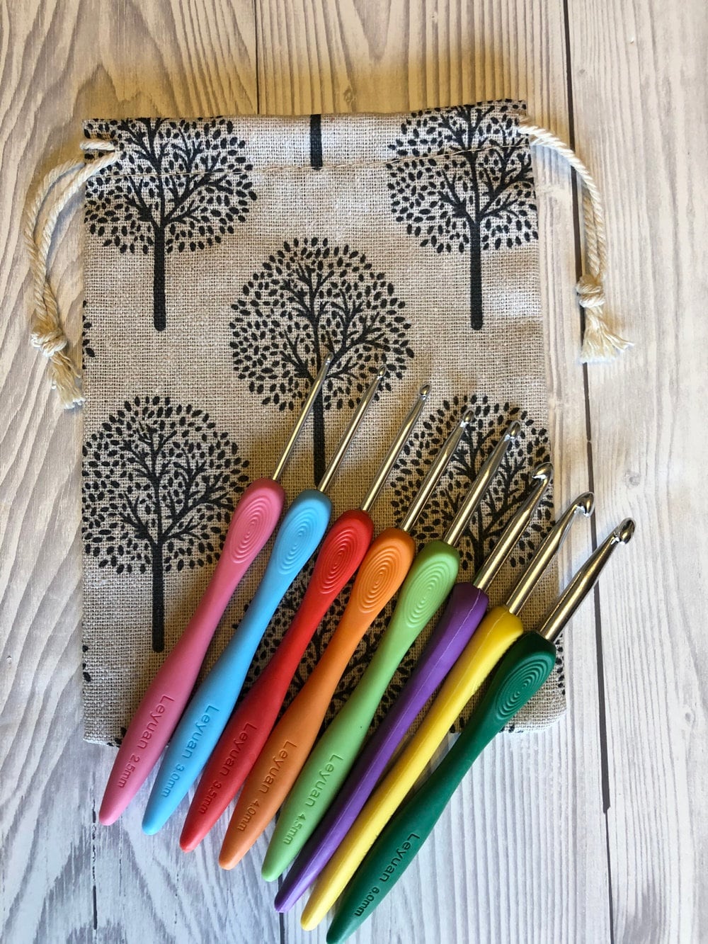8 Piece Crochet Hook Set Complete With Storage Bag Gift Set Etsy