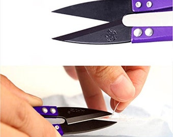 Purple Easy To Use Snips Thread Cutter Scissors Embroidery Snippers