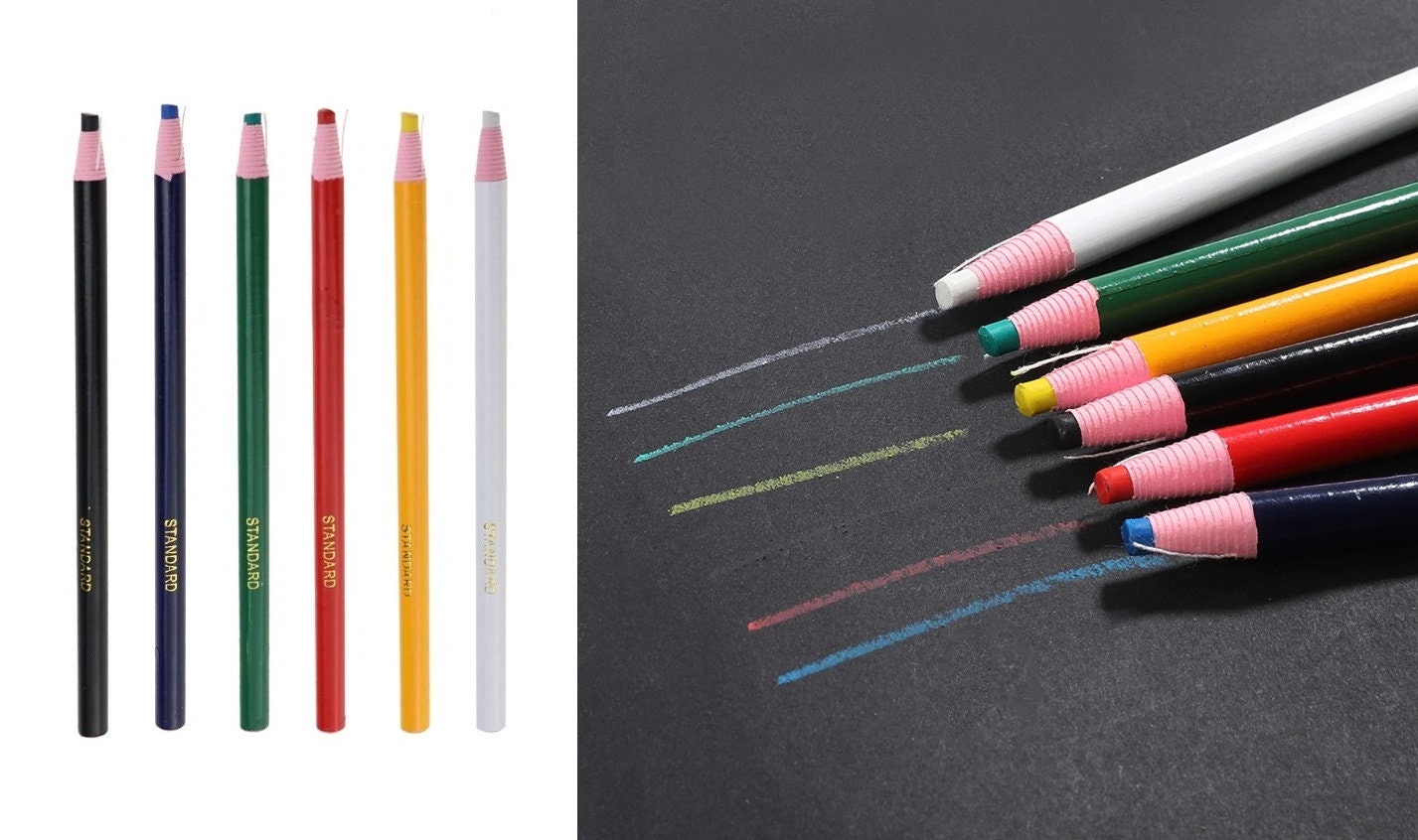 White Chalk Pencil for chalkboards - White Chalk Alternative