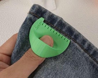 Set of 4 Hand Sewing Guides Tool Stitch Spacing Gauge 2mm 3mm 4mm 5mm